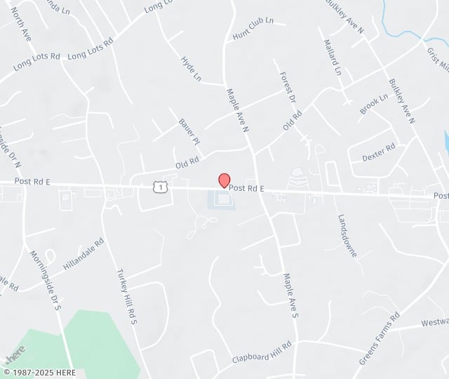 Location Map: 1457 Post Road Westport, CT 06680